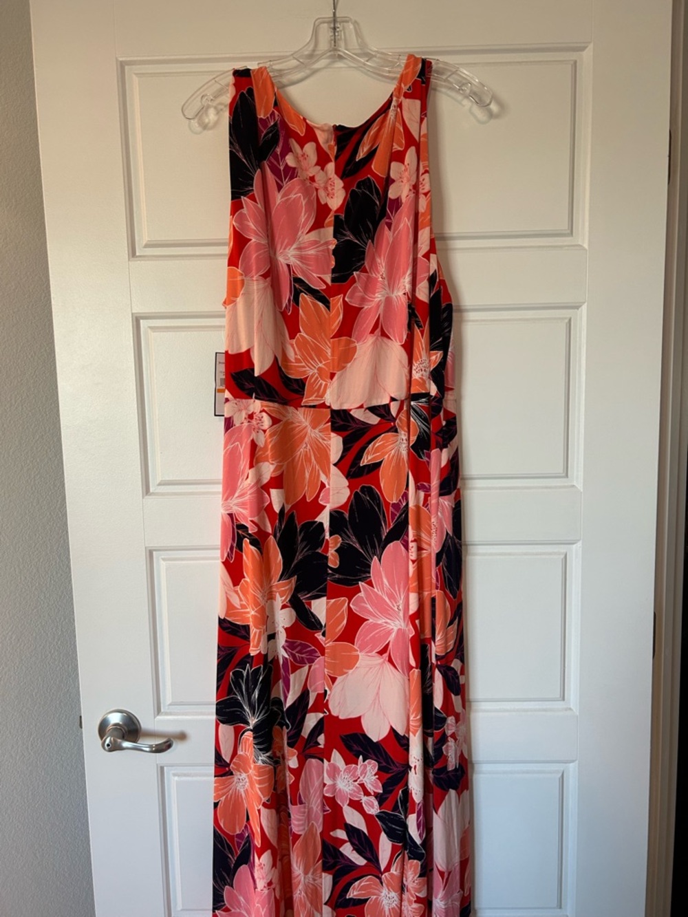 NWT Jessica Howard Size 24W Floral V-Neck Maxi Dress - Picture 6 of 8